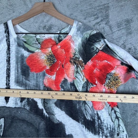 Et Lois Top Womens Small Sunbeam Catnap Lightweight Oversized Short Sleeve - Picture 9 of 11